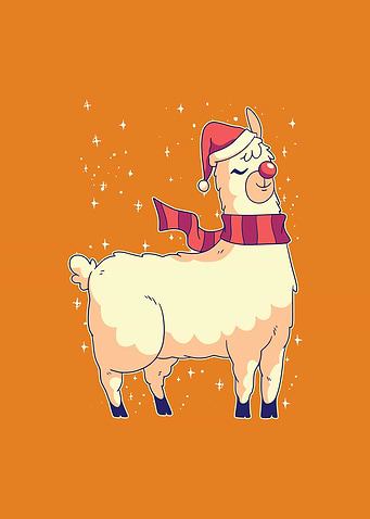Christmas Alpaca