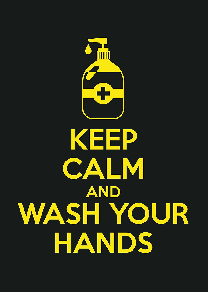keep calm wash your hands