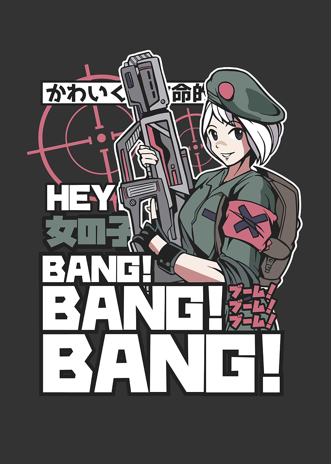 Anime Military Girl