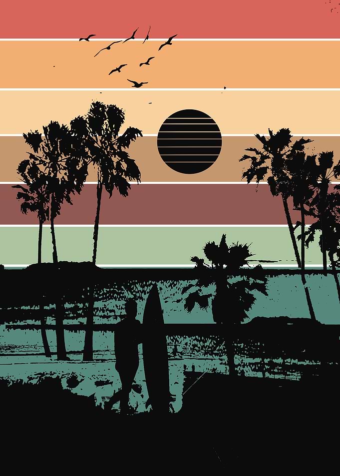 The Surfer at Palm Beach