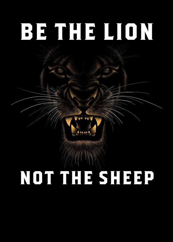 Leo Lion Head Motivation