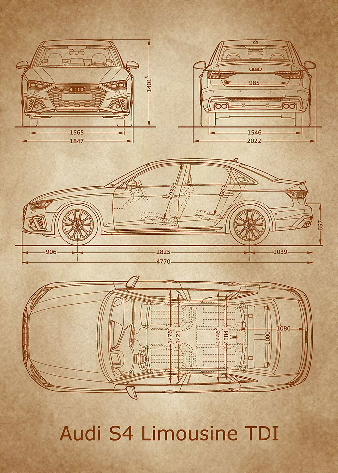 Audi S4 Limousine TDI old