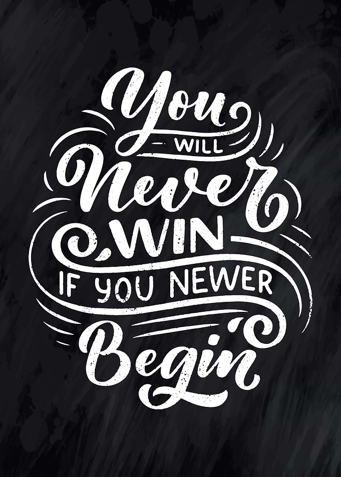 Never win never begin