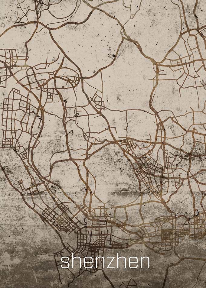 Shenzhen Rusty Street Map
