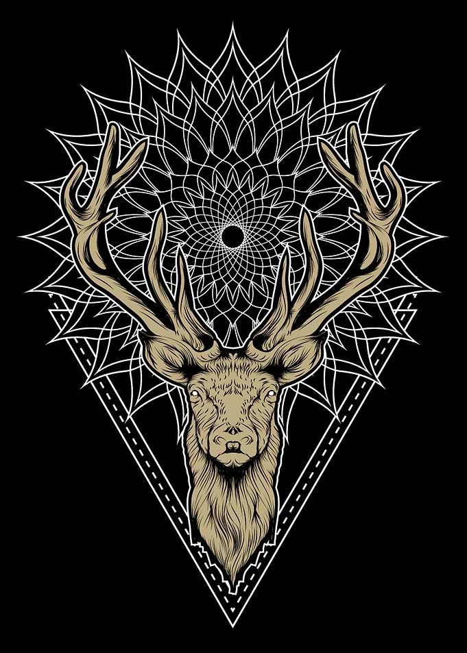 Mandala Deer Animal