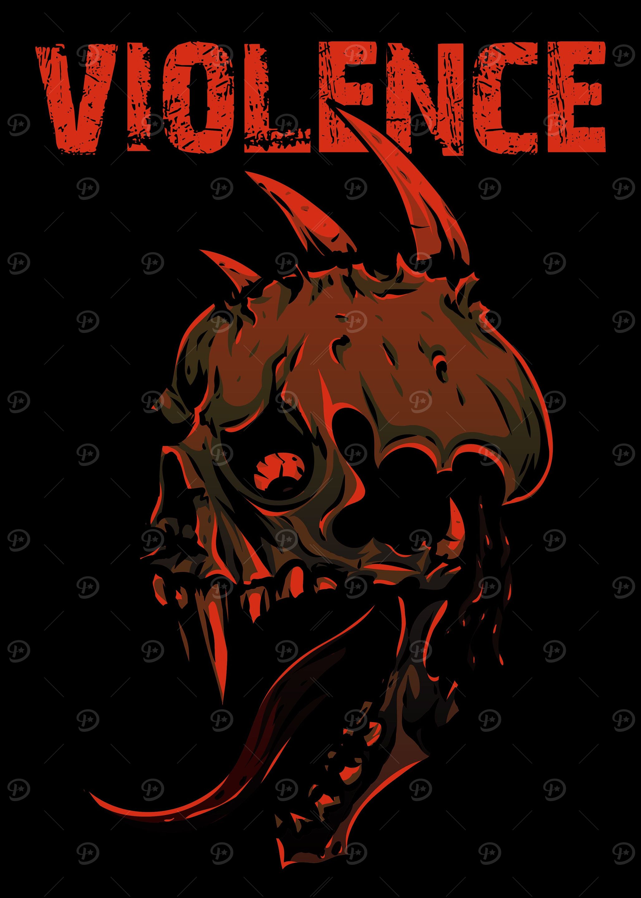 Demon Skull Gothic Devil