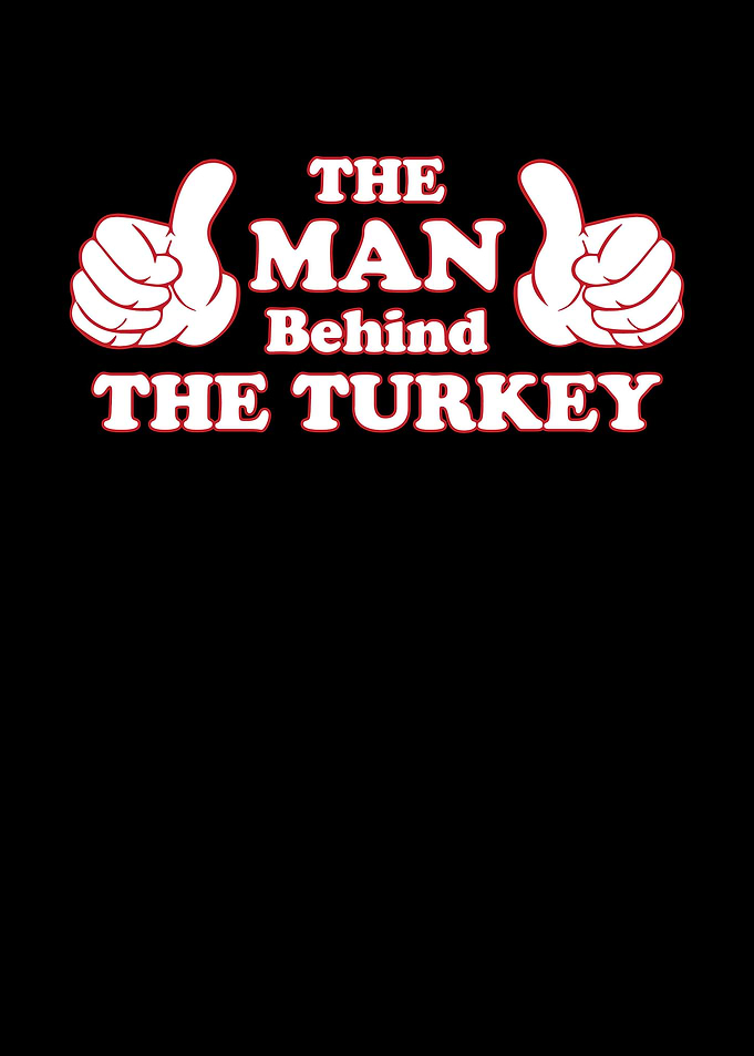 The man behind the turkey