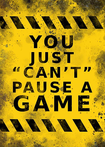 Can t pause a game