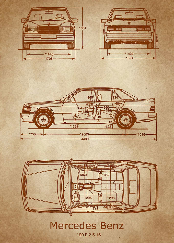 Mercedes Benz W201 old