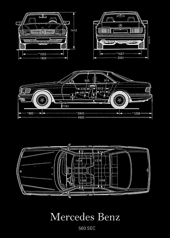 Mercedes Benz 560SEC 1990