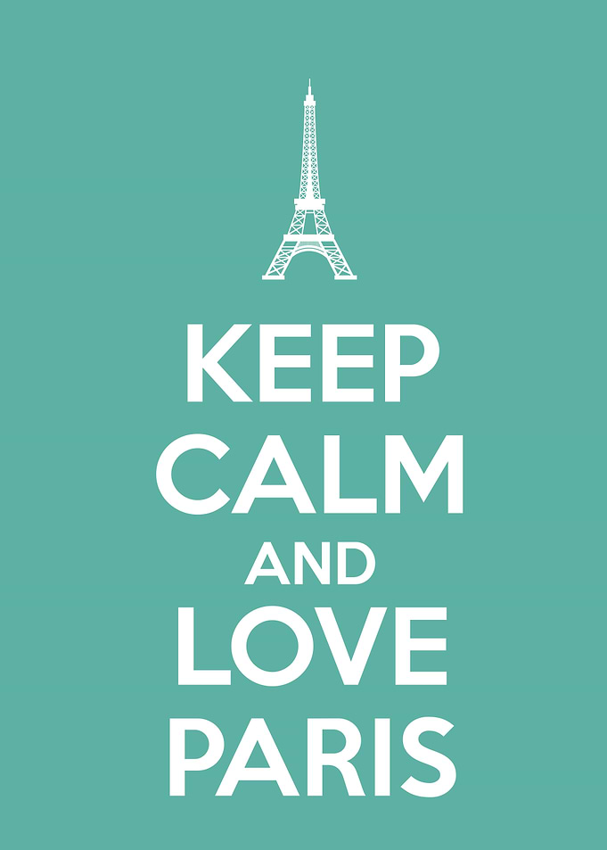 keep calm and love paris