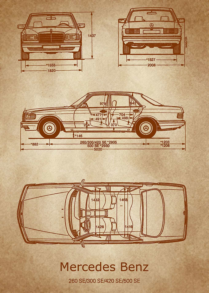 Mercedes Benz W201 old