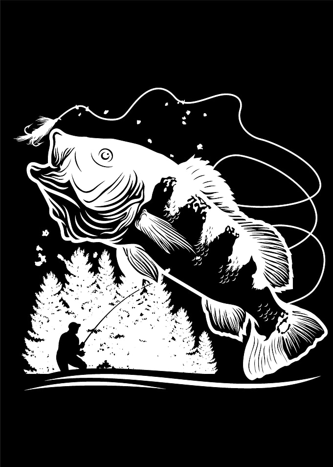 sport fishing with bass
