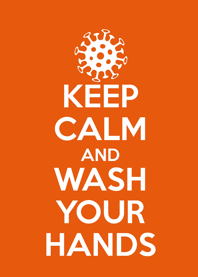 keep calm wash your hands