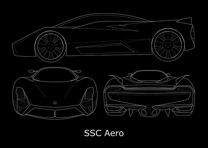 SSC Aero Blueprint
