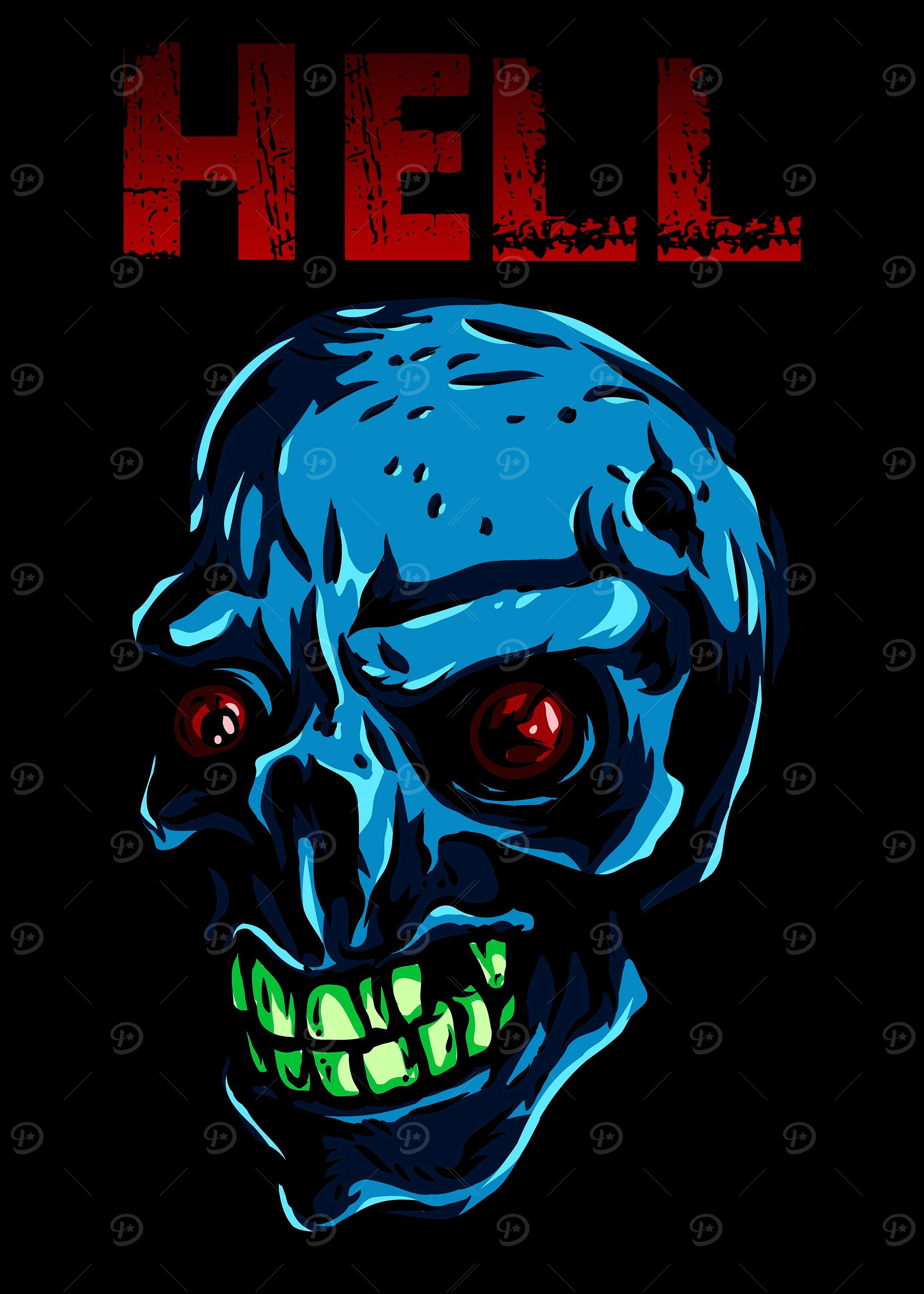 Demon Skull Gothic Devil