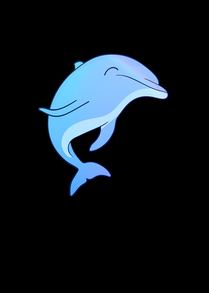 Beautiful dolphin animal