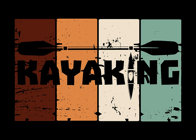 Kayaking Vintage Paddle