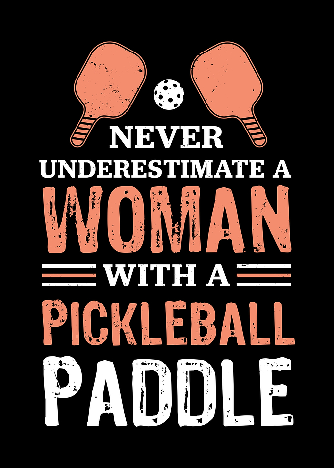 A Woman with a Pickleball