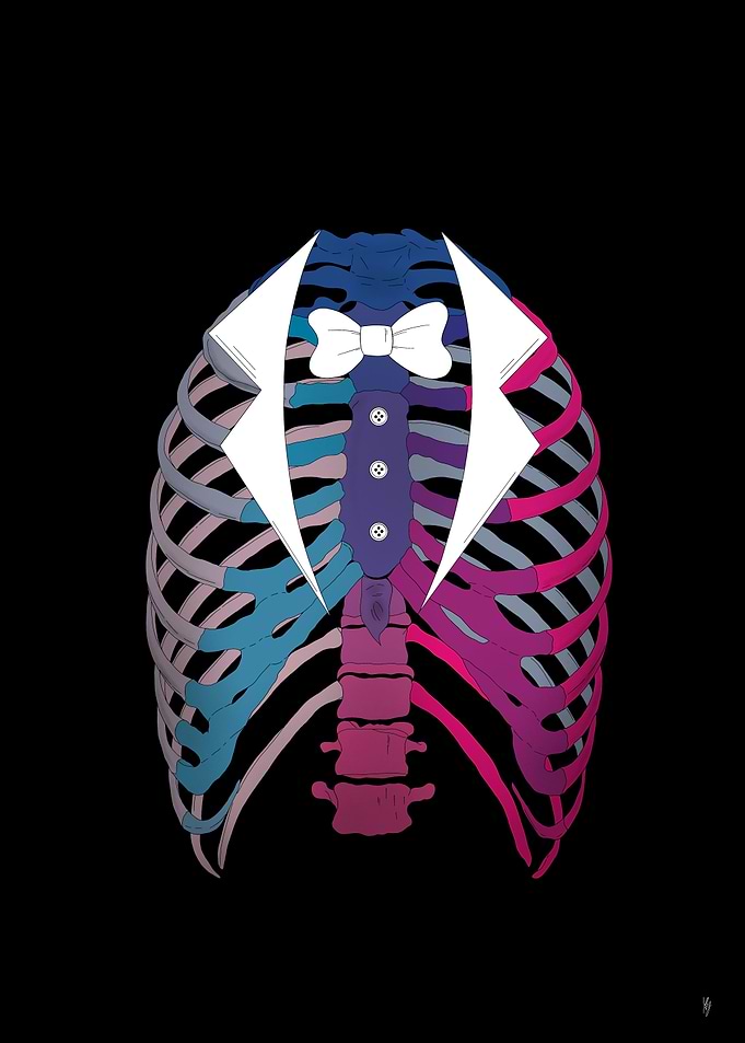 Tuxedo Ribs in Color