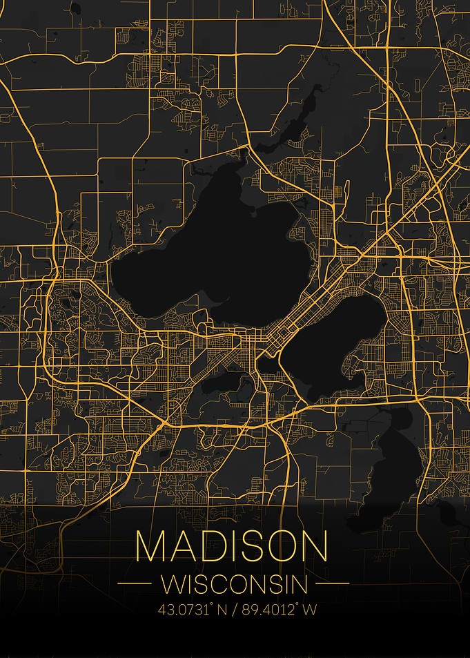 Madison Wisconsin Citymap