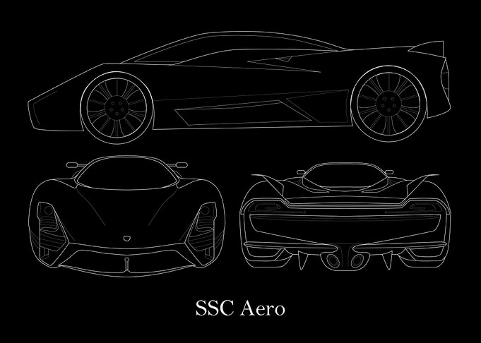 SSC Aero Blueprint