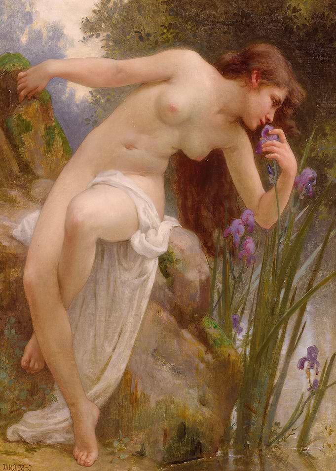 Lady with Flower