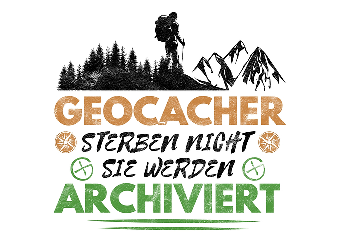 Geocache lustiger Spruch