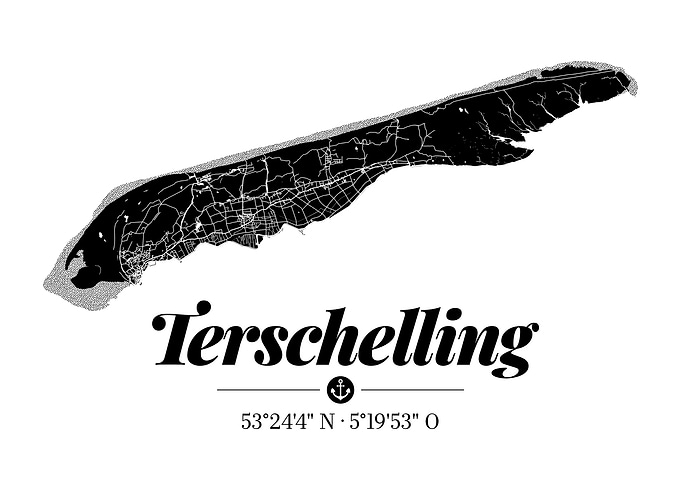 Terschelling Design Map