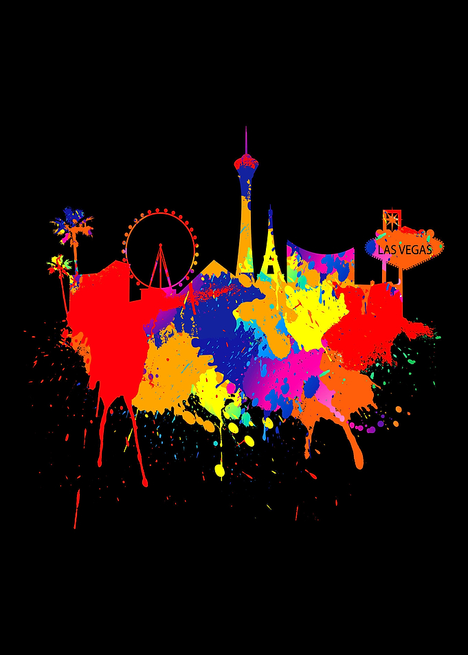 Las Vegas Skyline Painting