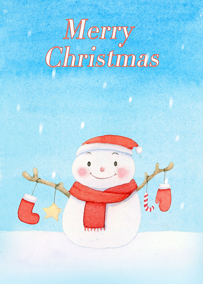 Merry Christmas Snowman