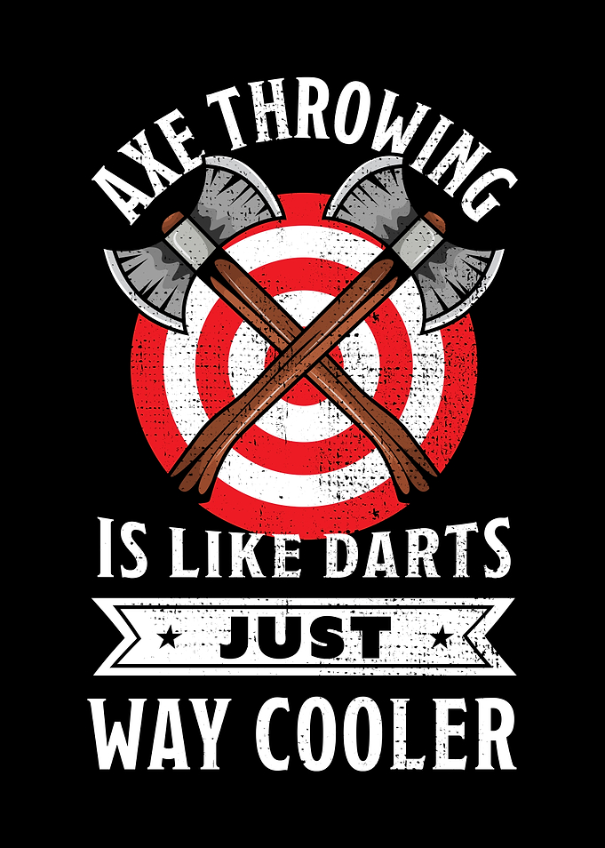 Axe throwing is like Darts