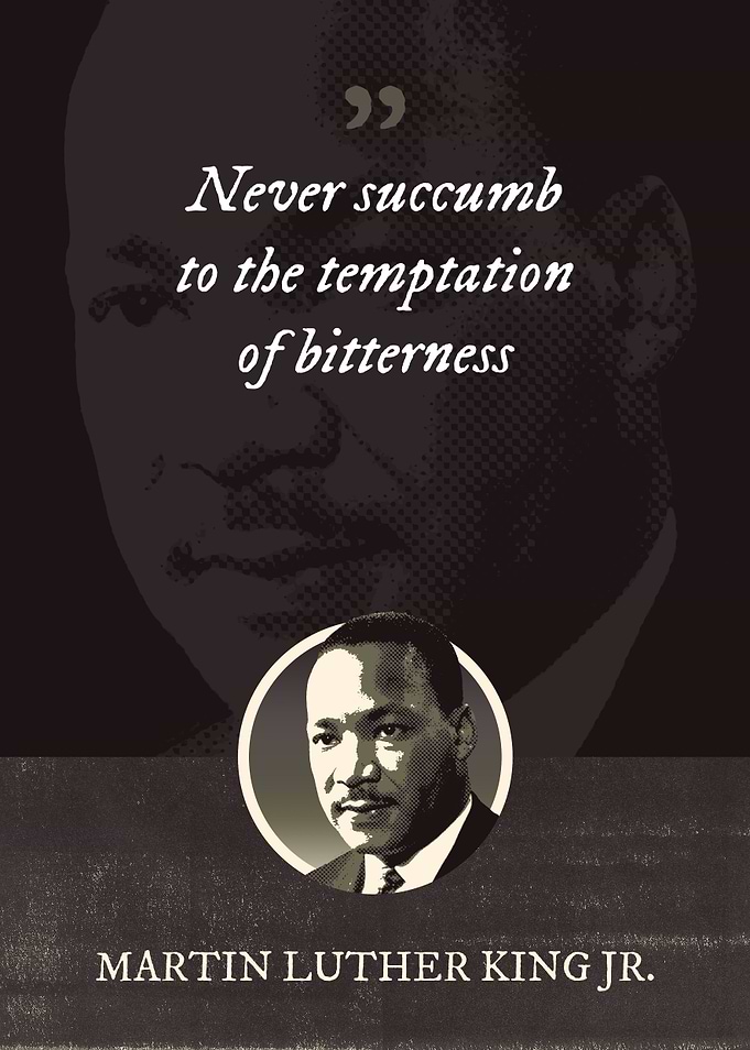Never succumb to the
