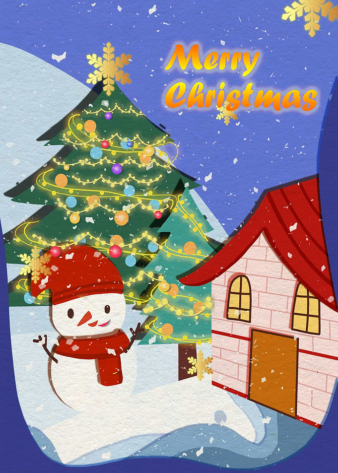 Merry Christmas Snowman