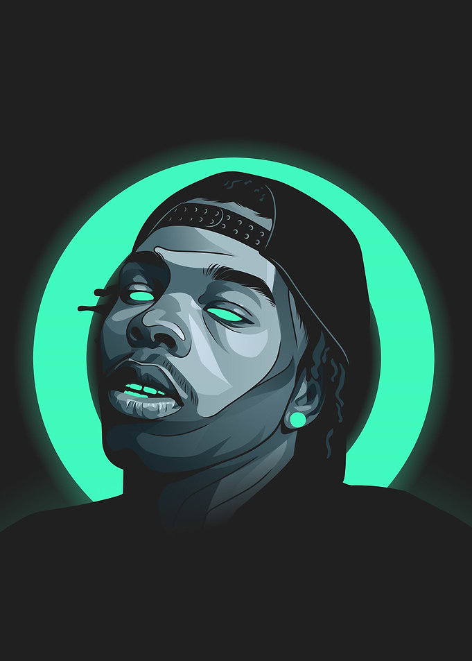 Lil Baby Neon Green