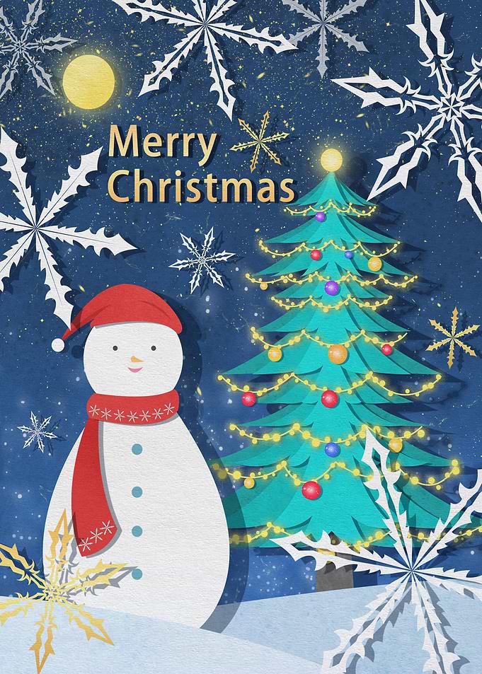 Merry Christmas Snowman
