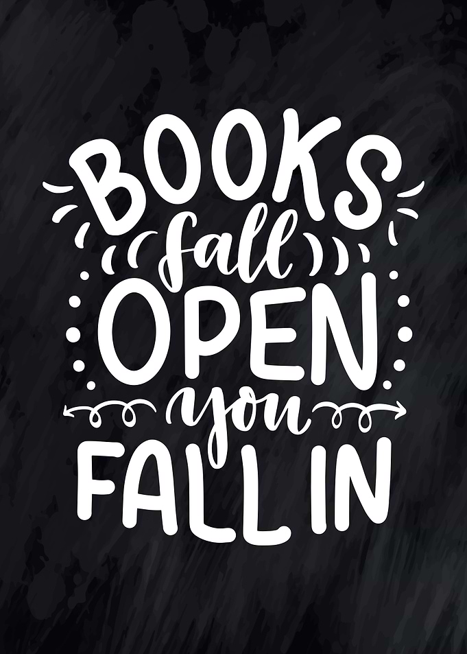 Book fall open