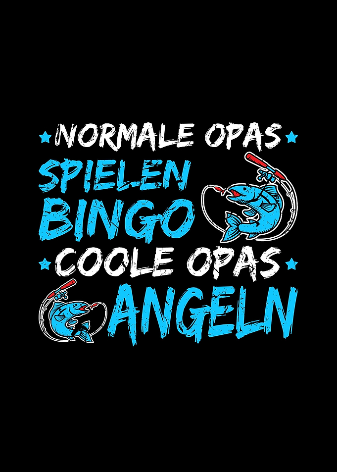 Angler Opa Geschenk Angel