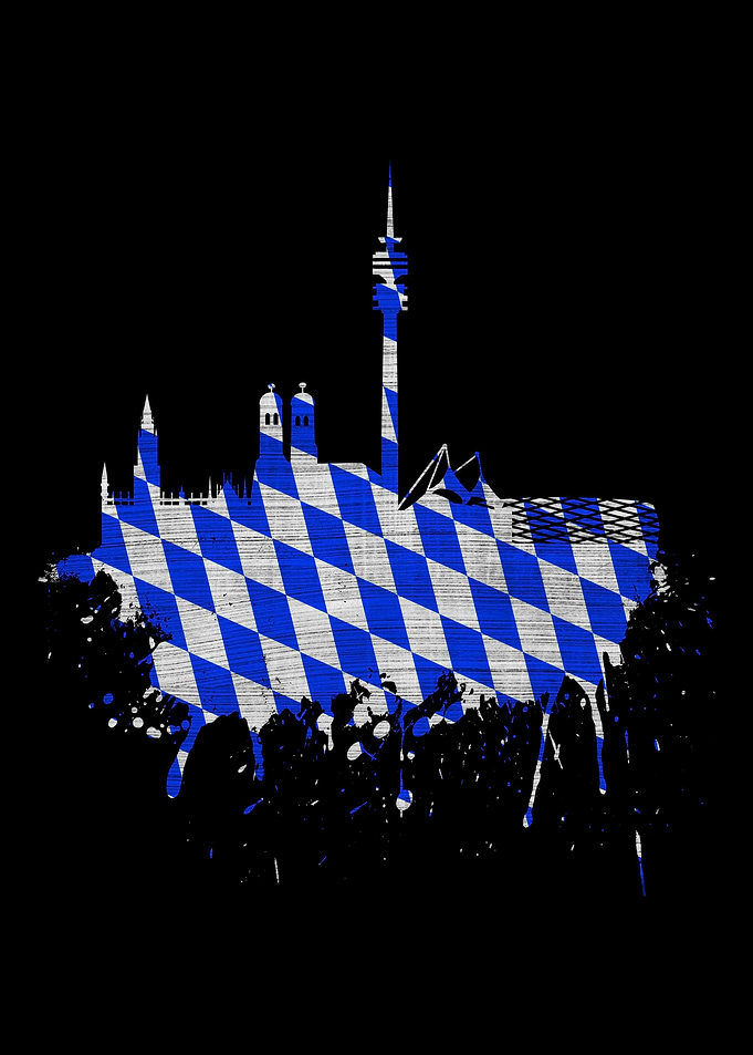 Munich Skyline Oktoberfest