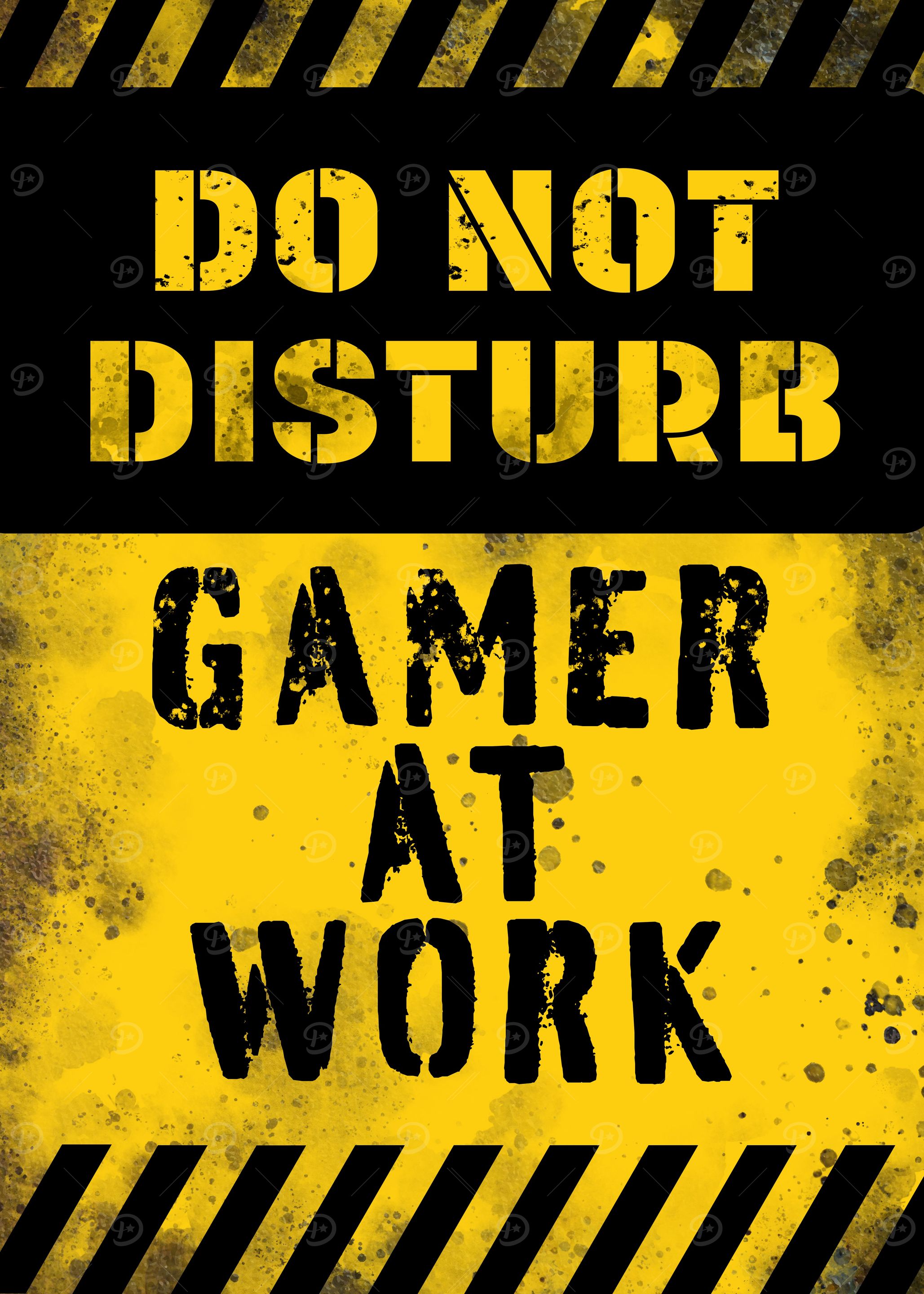 Gamer at work