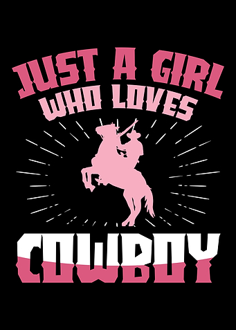 A girl who loves cowboy