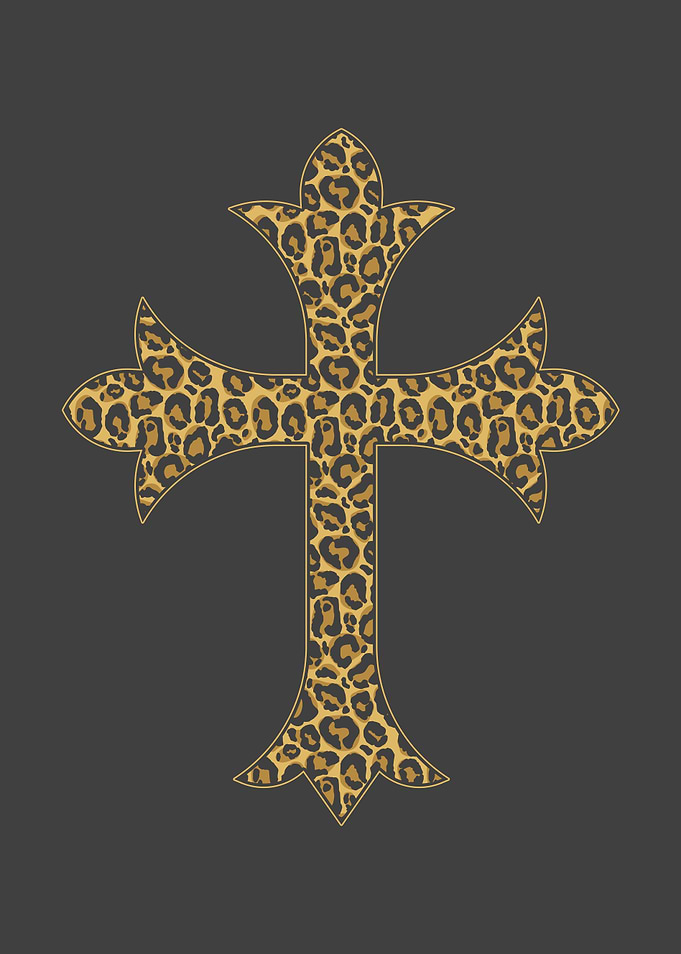 Cross With Leo Pattern