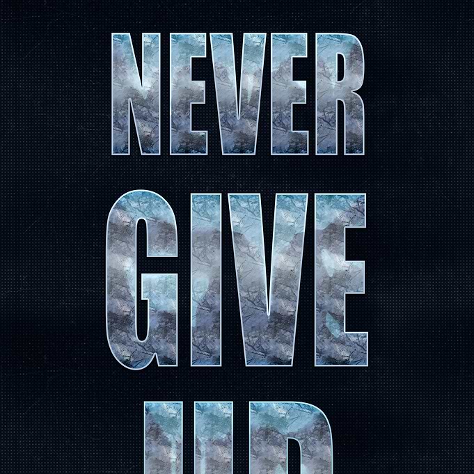 Never give up letter