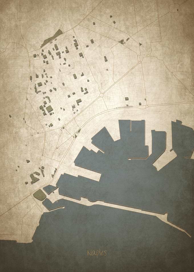 Naples Downtown Map