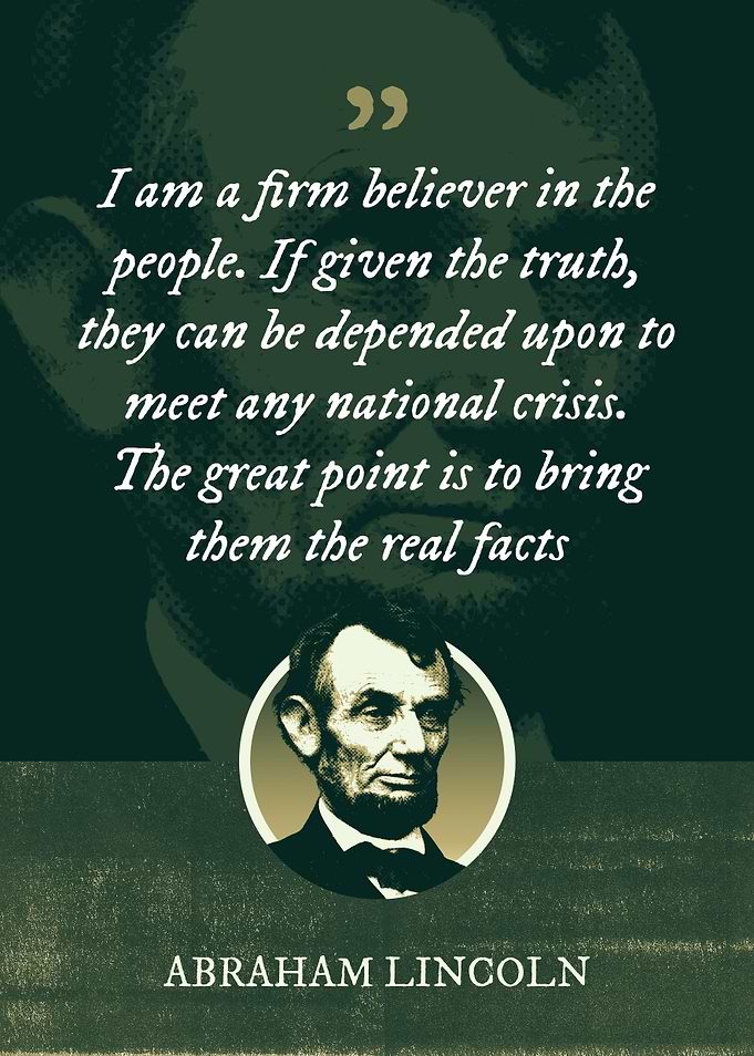 I am a firm believer in