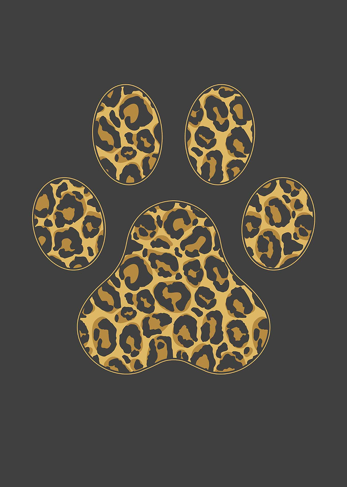 Dog Paw Leo Print