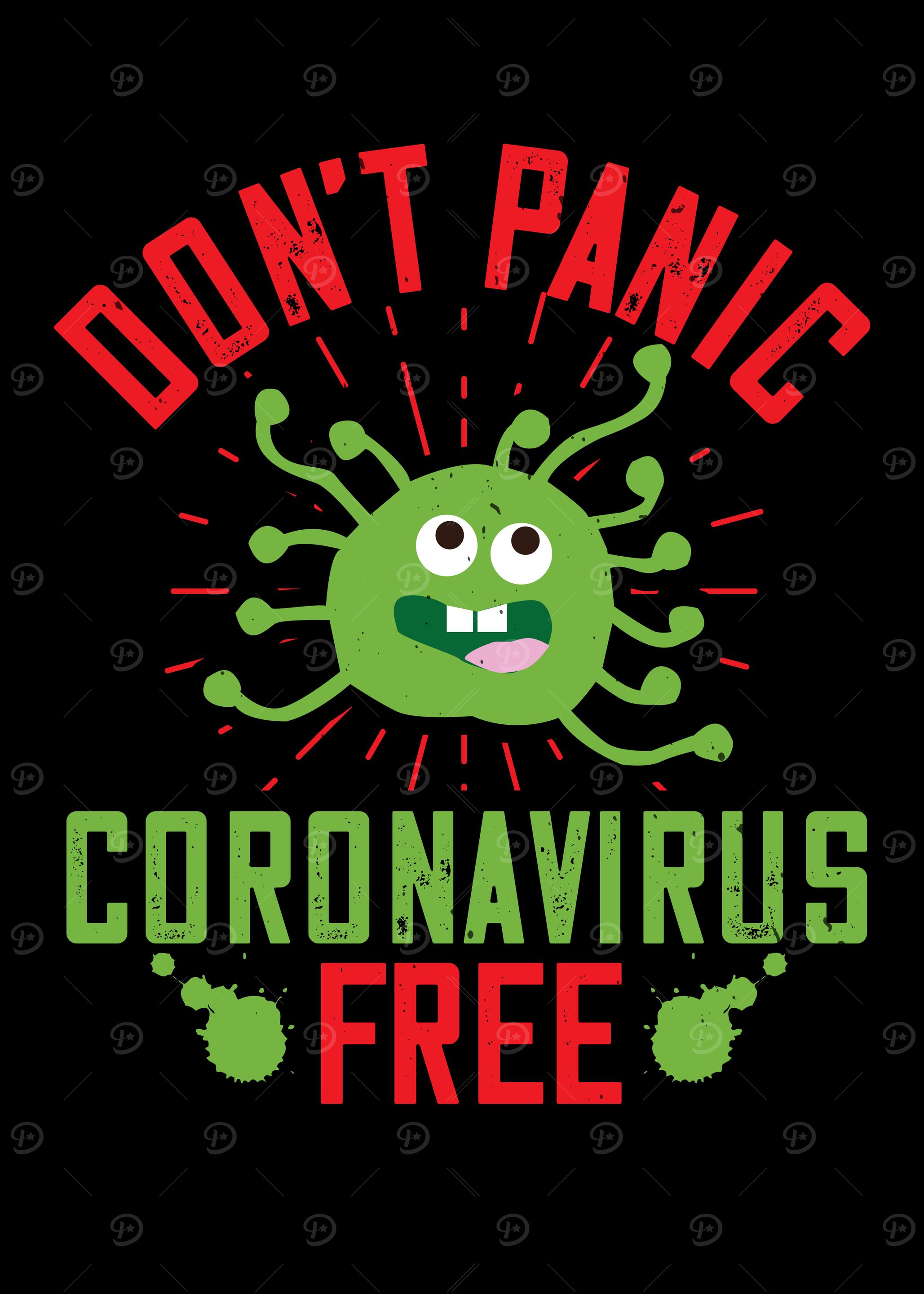 Dont Panic Corona Free