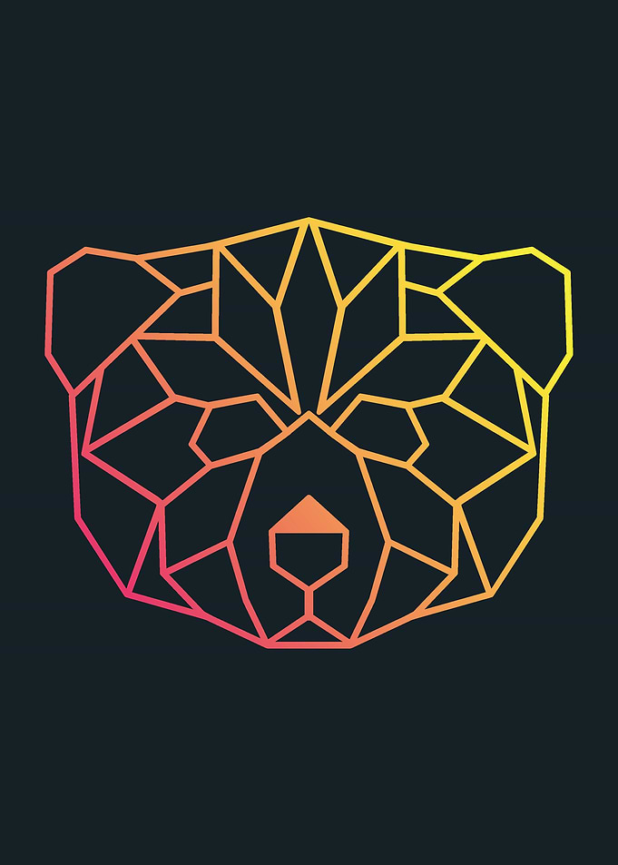 geometric bear