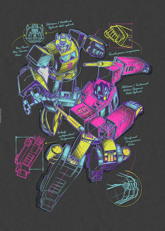 Bumblebee and Optimus Prime