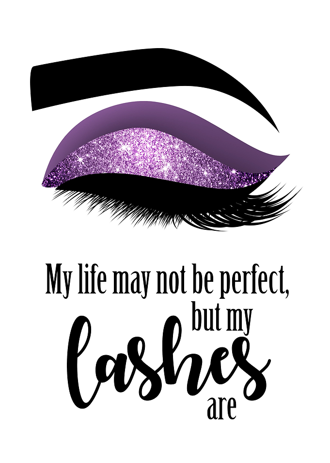 My lashes perfect